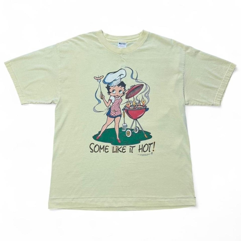 Vintage Y2K Betty Boop Some Like It Hot Distressed Single Stitch T-shirt Large